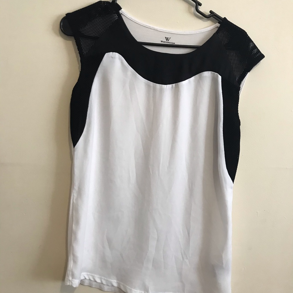 Black and white shirt